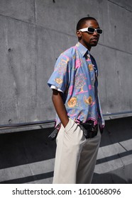 October 16, 2019: Seoul, Korea - Street style outfit during Seoul Fashion Week - SFWSS20