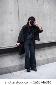 October 16, 2019: Seoul, Korea - Street Style Outfit During Seoul Fashion Week - SFWSS20