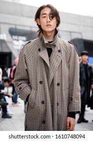 October 16, 2019: Seoul, Korea - Street Style Outfit During Seoul Fashion Week - SFWSS20