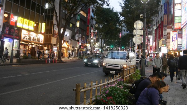 October 18,\
2018 - Tokyo street view - Tokyo,\
Japan