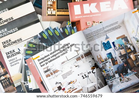 October 2017 Minsk Belarus Ikea Catalogue Stock Photo Edit Now