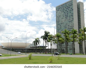 October 25, 2020, Brasília, Federal District, Brazil. Monumental Axis, Praça Dos Três Poderes.