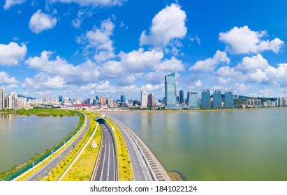 October 25, 2020:Pearl River Delta Ring Expressway, Zhuhai City, Guangdong Province, China