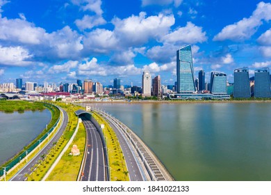 October 25, 2020:Pearl River Delta Ring Expressway, Zhuhai City, Guangdong Province, China