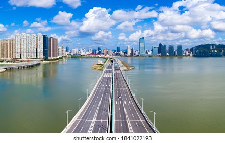 October 25, 2020:Pearl River Delta Ring Expressway, Zhuhai City, Guangdong Province, China