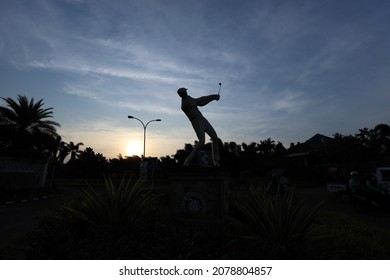 October 26, 2021. Bogor, West Java, Indonesia. Sunrise At Bogor Golf Resort And Convention Center