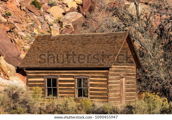 October 262017 Historic Butch Cassidy Cabin Stock Photo Edit Now