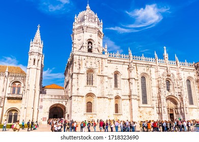 October 27, 2013: The Jeronimos Monastery Of The Order Of Saint Jerome In Lisbon In Portugal