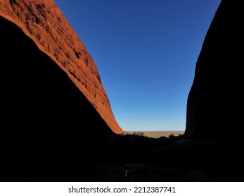 October 6, 2022 - KataTjuta Rock Is Located Next To The Uluru Rock. They Are In Kata Tjuta National Park In Australia.