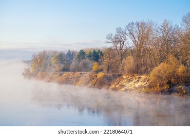 October Frosty Morning On The River 