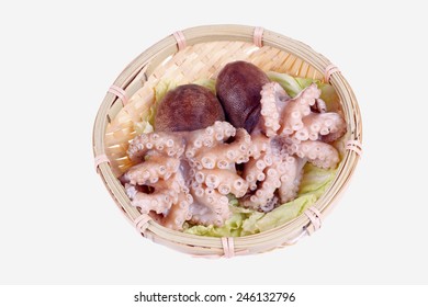 Octopus is a kind of sea animals, tastes very delicious.A close-up