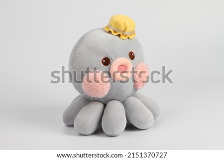 octopus plush doll toy with hat cute soft stuff animal doll for kids