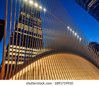 The Oculus Building, World Trade Center, New York City, Manhattan, 1.3.2021.