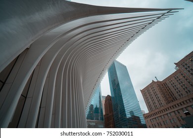 Oculus Subway Station Mall By One World Trade Center In New York