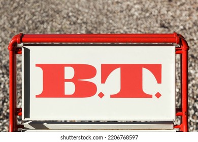 Odder, Denmark - September 8, 2015: BT Is A Danish Tabloid Newspaper Which Offers General News About Various Subjects Such As Sports, Politics And Current Affairs