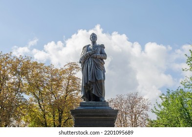 Odesa, Ukraine - 09 11 2022: Monument To His Serene Highness Prince Mikhail Semenovich Vorontsov In The Center Of Odessa