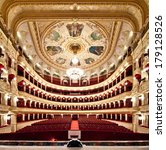 The Odessa National Academic Theater of Opera and Ballet in Ukraine. Central Golden Hall. 06 Jan 2014