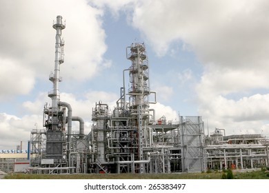 Structure Oil Refinery Building Isolated On Stock Photo (Edit Now ...