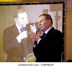 ODESSA, UKRAINE - April 4: Leonid Kuchma , The Second Ex-president Of Ukraine On An Official Banquet In Odessa - April 4, 2012 In Odessa , Ukraine