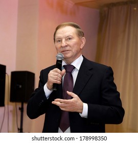 ODESSA, UKRAINE - April 4: Leonid Kuchma , The Second Ex-president Of Ukraine On An Official Banquet In Odessa - April 4, 2012 In Odessa , Ukraine