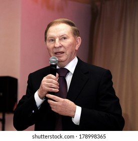 ODESSA, UKRAINE - April 4: Leonid Kuchma , The Second Ex-president Of Ukraine On An Official Banquet In Odessa - April 4, 2012 In Odessa , Ukraine