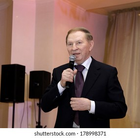 ODESSA, UKRAINE - April 4: Leonid Kuchma , The Second Ex-president Of Ukraine On An Official Banquet In Odessa - April 4, 2012 In Odessa , Ukraine