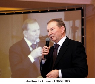 ODESSA, UKRAINE - April 4: Leonid Kuchma , The Second Ex-president Of Ukraine On An Official Banquet In Odessa - April 4, 2012 In Odessa , Ukraine