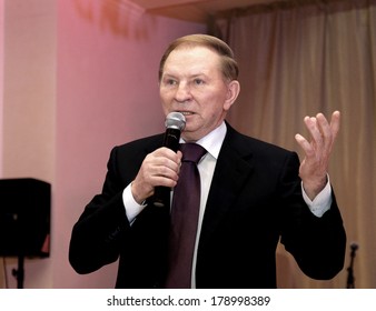 ODESSA, UKRAINE - April 4: Leonid Kuchma , The Second Ex-president Of Ukraine On An Official Banquet In Odessa - April 4, 2012 In Odessa , Ukraine