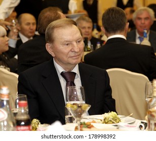 ODESSA, UKRAINE - April 4: Leonid Kuchma , The Second Ex-president Of Ukraine On An Official Banquet In Odessa - April 4, 2012 In Odessa , Ukraine