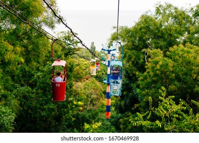 Odessa, Ukraine. June 2019. View Of The Old Soviet Funicular