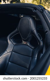 Odessa, Ukraine - June 2021: Corvette C7 Z06 Seat