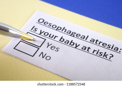 Oesophageal Atresia: Is Your Baby At Risk? Yes Or No