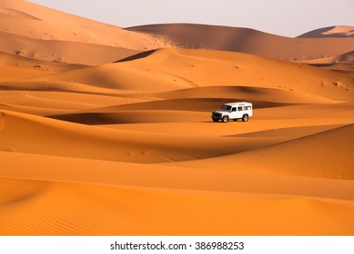 Off Road Car In The Desert