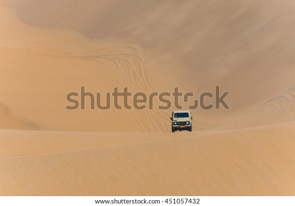 Off road car in the
Desert