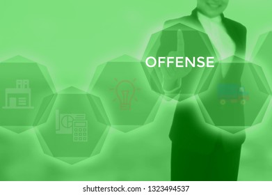 OFFENSE - technology and business concept