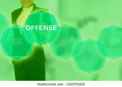 OFFENSE - technology and business concept