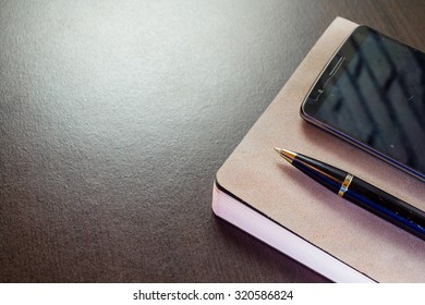 Office accessory on the table,