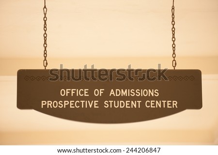 Office Admissions Sign San Diego State Stock Photo Edit Now