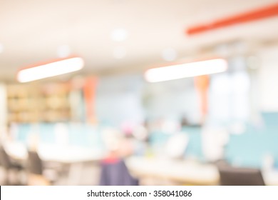 Office Blur Background With Bokeh