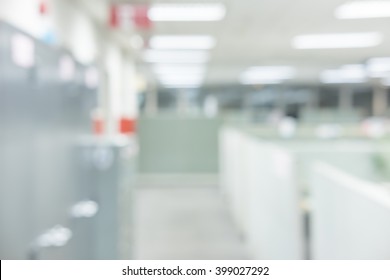 Office Blur Background With Bokeh