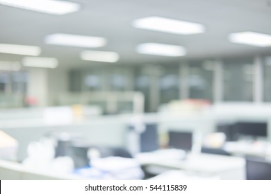 Office Blur Background With Bokeh