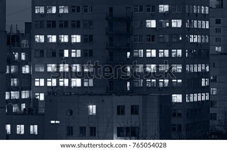 Similar – neighborhood Window Night