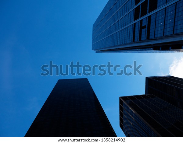 Office Building Top View Manhattan Buildings Stock Photo 1358214902 ...