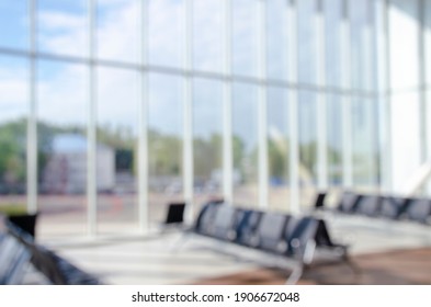 Office Building Or University Library Lobby Hall Reading Area Blur Background With Hall Interior