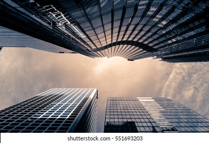 Office buildings stretch up to the sky in Hong Kong - Powered by Shutterstock