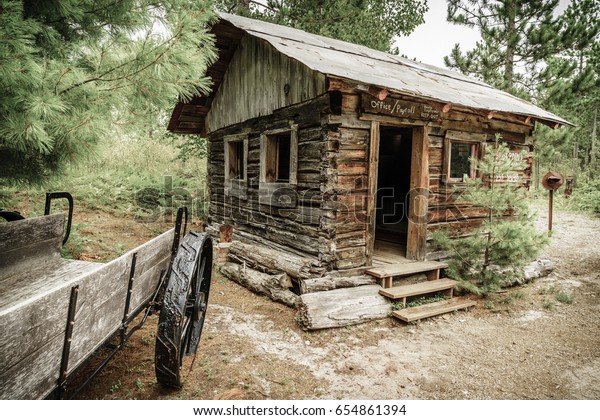 Office Cabin Abandoned Mine On Upper Stock Photo Edit Now 654861394