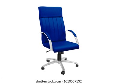 Office Chair. Object Isolated Of White Background