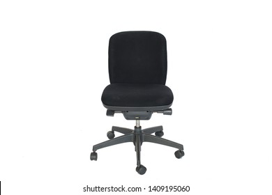 Office Chair On White Background, Red Chair, Blue Chair, Black Chair 