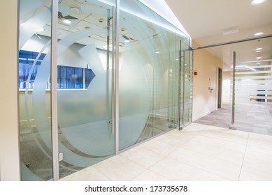 Office corridor - Shutterstock ID 173735678