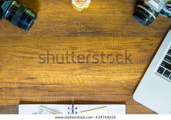 Office Deck Top View Office Accessory Stock Photo Edit Now 634764656